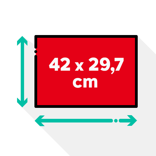 Rozmer mapy - veľkosť A3: 42 x 29,7 cm