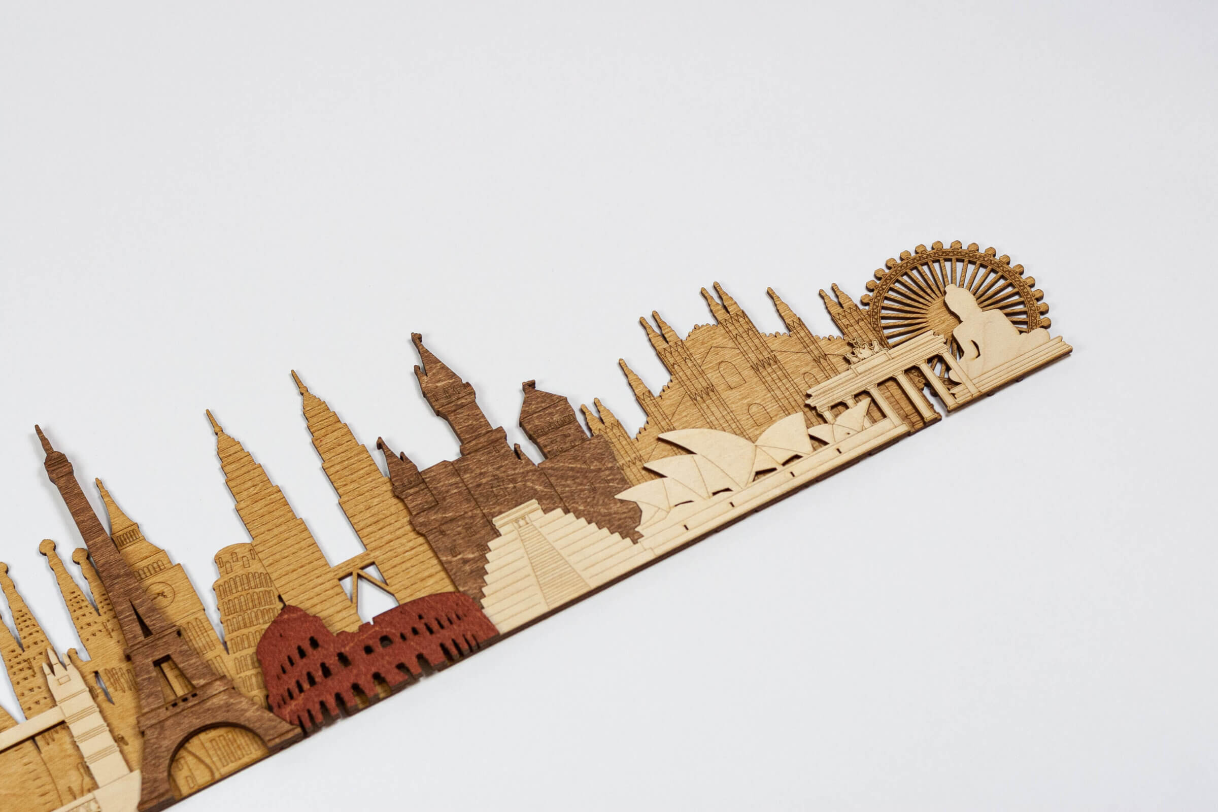 3D Monumenty a atrakcie z dreva