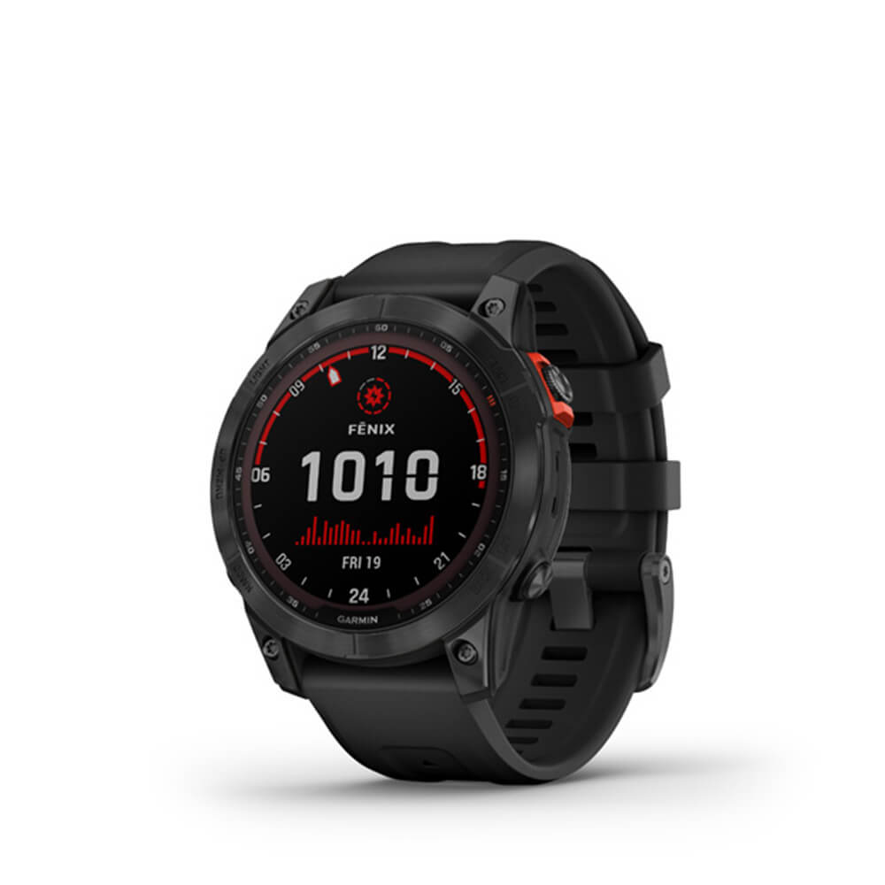 Garmin fenix 7 Solar, Slate Gray, Black Band
